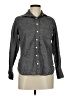 TRADLANDS 100% Cotton Tweed Gray Long Sleeve Button-Down Shirt Size M - photo 1