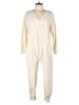 Anrabess 100% Rayon Ivory Yellow Jumpsuit Size L - photo 1