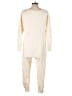 Anrabess 100% Rayon Ivory Yellow Jumpsuit Size L - photo 2