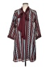 Madchen 100% Polyester Burgundy Casual Dress Size 6 - photo 1