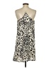Fab'rik 100% Polyester Animal Print Ivory Casual Dress Size S - photo 2