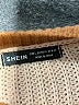 Shein 100% Acrylic Chevron-herringbone Orange Pullover Sweater Size L - photo 7