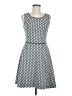 Max Studio Argyle Gray Casual Dress Size M - photo 1