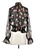 BikBok 100% Polyester Black 3/4 Sleeve Blouse Size S - photo 2