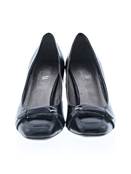 Escarpins Worthington Femme - Suède Noir Et Gris (colorblock) - Plateau - Taille 10 US - Occasion TB