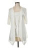 Unbranded 100% Rayon Ivory White Cardigan Size M (estimated) - photo 1