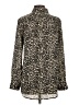 Equipment 100% Polyester Animal Print Gold Long Sleeve Blouse Size S - photo 2