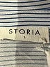Storia 100% Rayon Stripes Blue Romper Size S - photo 4