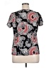 By Design Black Short Sleeve Blouse Size XL - photo 2