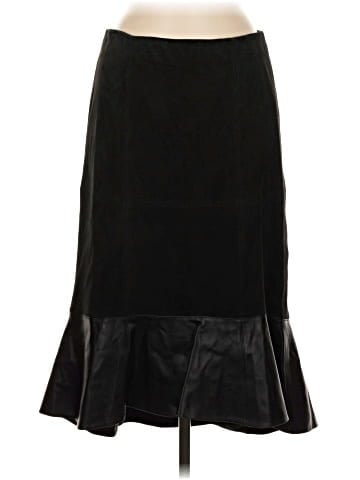 Alice + Olivia Faux Leather Skirt (view 1)