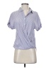 Como Blu 100% Rayon Blue Short Sleeve Blouse Size XS - photo 1