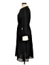 Zara Basic 100% Polyester Solid Black Casual Dress Size L - photo 5