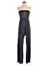 Emery Rose 100% Polyester Metallic Gray Jumpsuit Size S - photo 1