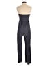 Emery Rose 100% Polyester Metallic Gray Jumpsuit Size S - photo 2