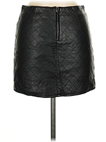 Divided by H&M Faux Leather Skirt (view 2)