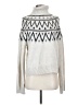 H&M Chevron-herringbone Silver Pullover Sweater Size XS - photo 1