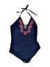 Unbranded Paisley Blue One Piece Swimsuit Size M - photo 1