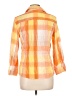 Foxcroft Orange 3/4 Sleeve Button-Down Shirt Size 10 - photo 2