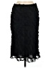 Jigsaw 100% Silk Black Silk Skirt Size 8 - photo 1