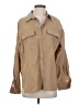 Max Studio Tan 3/4 Sleeve Button-Down Shirt Size S - photo 1