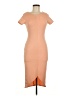 Missguided Solid Tan Cocktail Dress Size 6 - photo 1