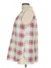 Fervour 100% Polyester Plaid Ivory Sleeveless Blouse Size L - photo 5