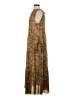 Max Studio 100% Polyester Paisley Brown Tan Casual Dress Size 1 (estimated) - photo 5