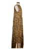 Max Studio 100% Polyester Paisley Brown Tan Casual Dress Size 1 (estimated) - photo 4