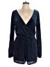 Ecote Chevron-herringbone Blue Romper Size L - photo 1