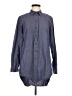 Long Tall Sally Gray Long Sleeve Button-Down Shirt Size 6 - photo 1