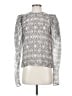 Magali Pascal Silver Long Sleeve Blouse Size XS - photo 1