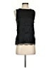 Ann Taylor 100% Polyester Black Sleeveless T-Shirt Size XS - photo 1