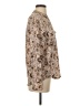 Calvin Klein 100% Polyester Paisley Tan Long Sleeve Blouse Size S - photo 4