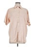 Express 100% Silk Tan Short Sleeve Silk Top Size M (petite) - photo 1