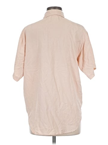 Express Short Sleeve Silk Top (view 2)
