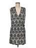 Veronica M. Paisley Gray Cocktail Dress Size M - photo 1