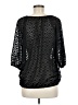 Cali Black 3/4 Sleeve Blouse Size M - photo 2