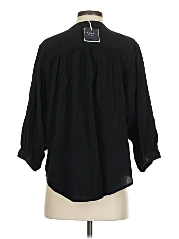 Kaari Blue 3/4 Sleeve T-Shirt (view 2)