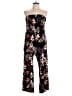 Assorted Brands Floral Black Jumpsuit Size S (estimated) - photo 1