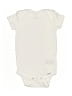 Gerber 100% Cotton Solid Ivory Short Sleeve Onesie Size 6-9 mo - photo 1