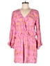 Scoop 100% Rayon Hearts Pink Romper Size M - photo 1