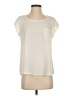 E&M Collection Ivory Short Sleeve Blouse Size S - photo 1