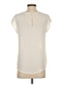 E&M Collection Ivory Short Sleeve Blouse Size S - photo 2