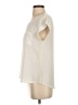 E&M Collection Ivory Short Sleeve Blouse Size S - photo 5
