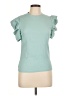 Shein Teal Short Sleeve Top Size L - photo 1
