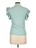 Shein Teal Short Sleeve Top Size L - photo 2