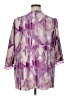 Alfani 100% Polyester Purple 3/4 Sleeve Blouse Size XL - photo 2