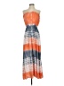 Unbranded Tie-dye Orange Casual Dress Size XS (estimated) - photo 1