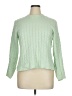 Karen Scott 100% Cotton Green Pullover Sweater Size XL - photo 1