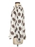 Ann Taylor LOFT 100% Polyester Floral Ivory Long Sleeve Blouse Size S - photo 5